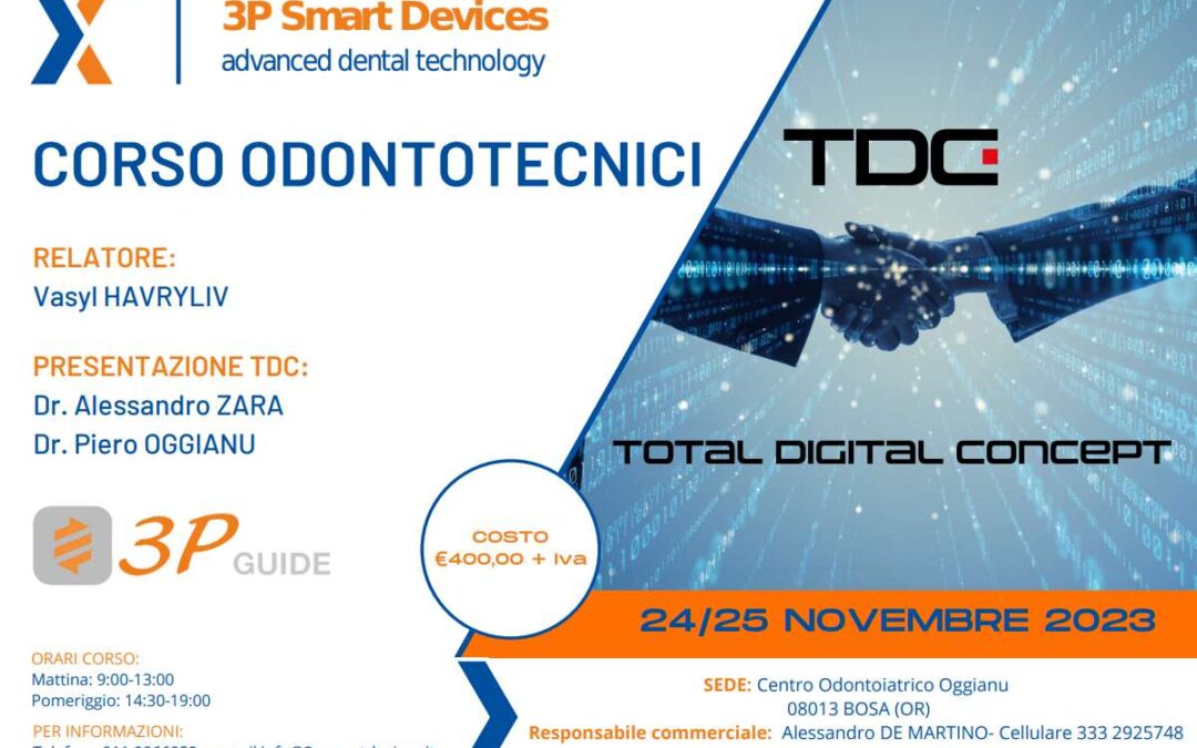 Corso Odontotecnici – Total Digital Concept Novembre
